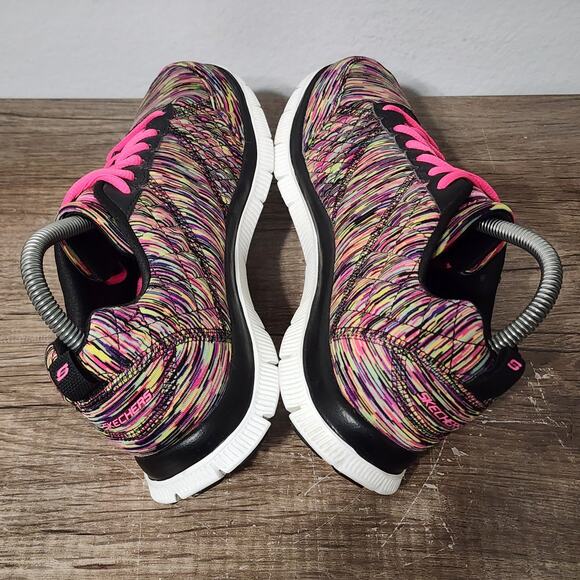 Skechers Flex Appeal Women's Casual Comfort Shoes Sneakers Size 9 Multicolor - Picture 5 of 9